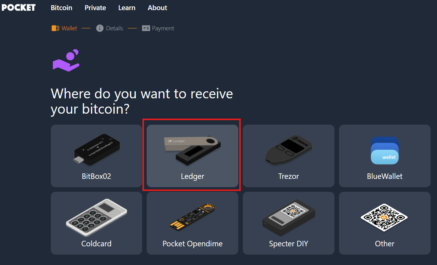Pocket Bitcoin: Compra Bitcoin sin KYC desde el móvil