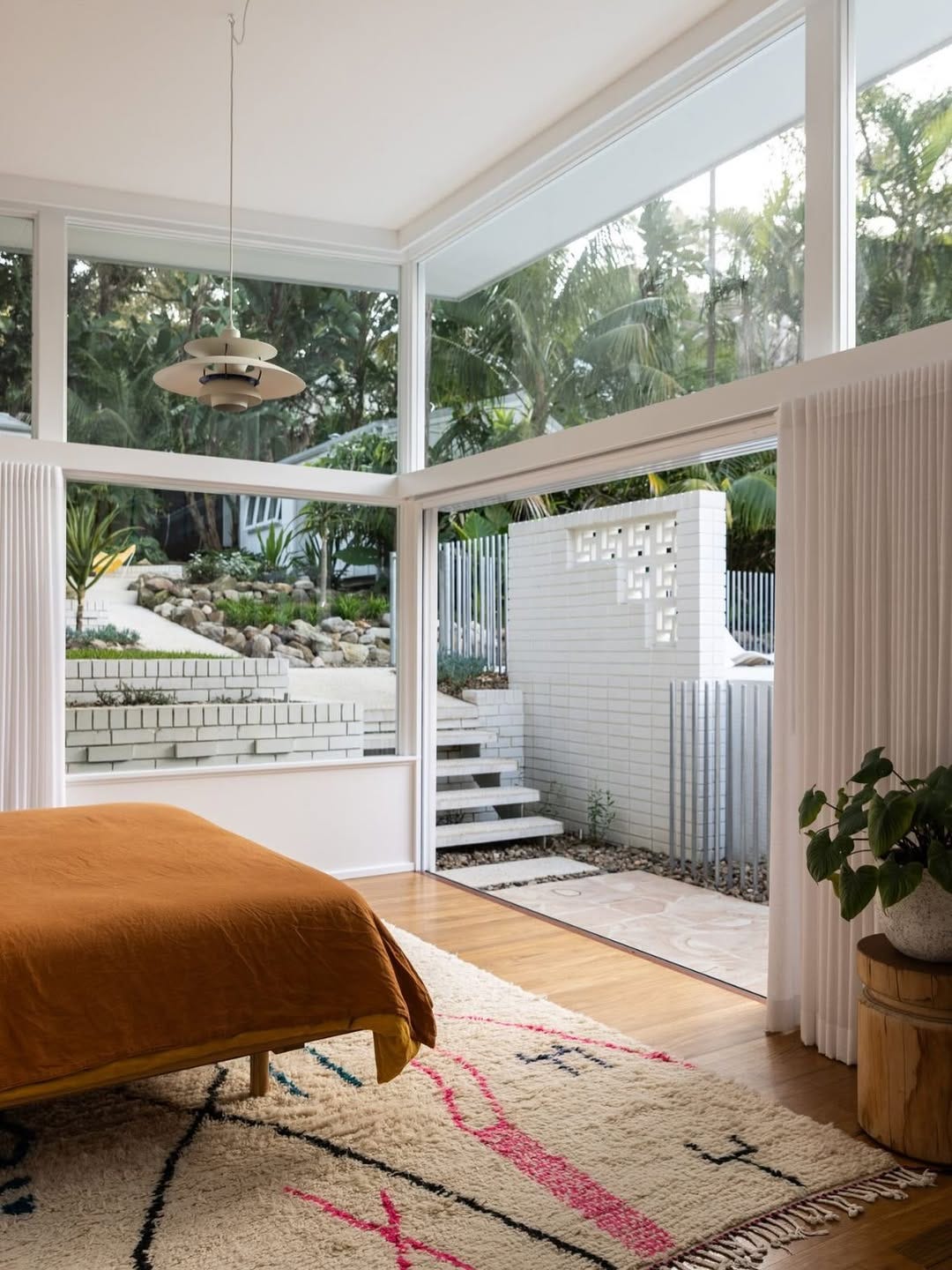 Mid century bedroom