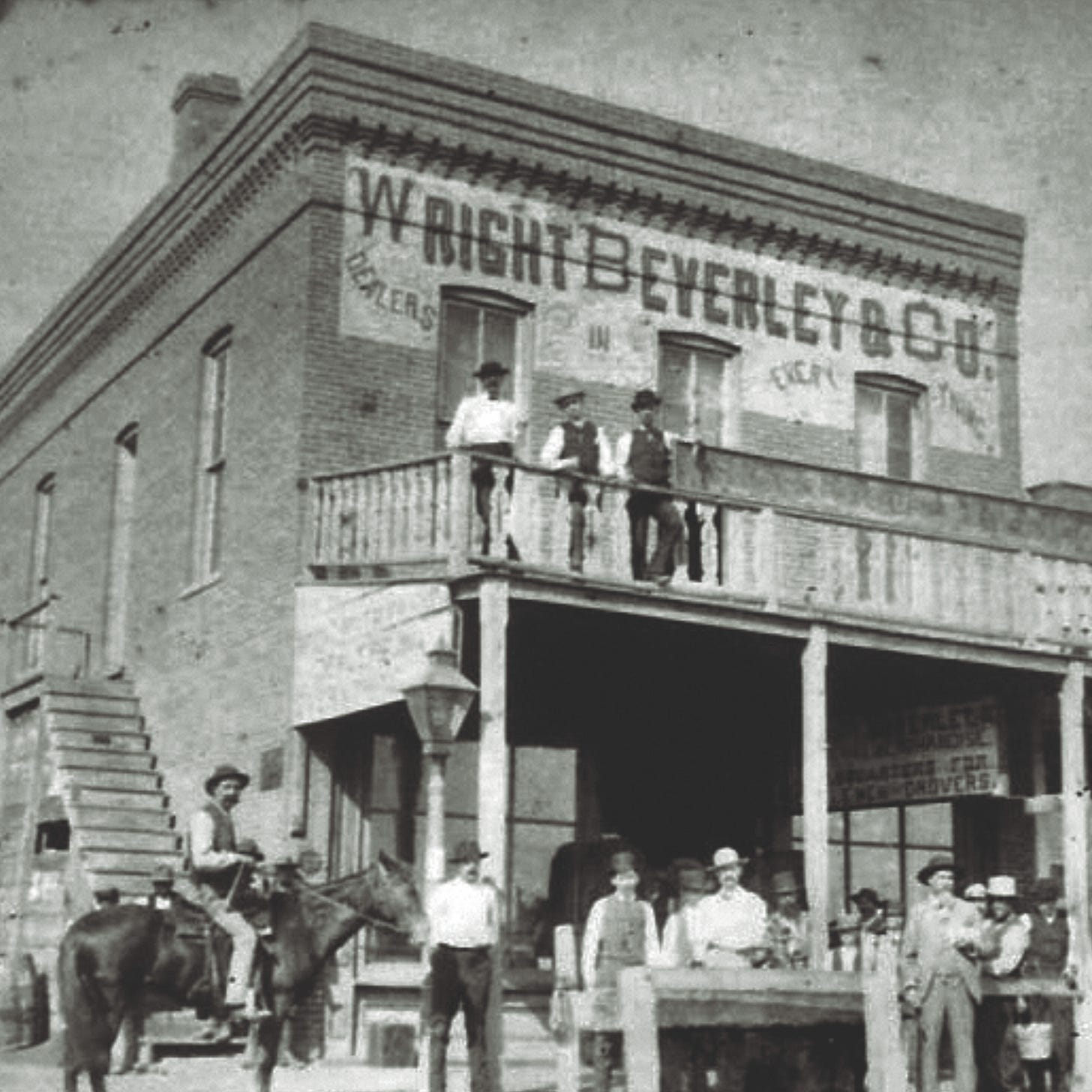 Photo of the Wright & Beverly Store at Dodge City.