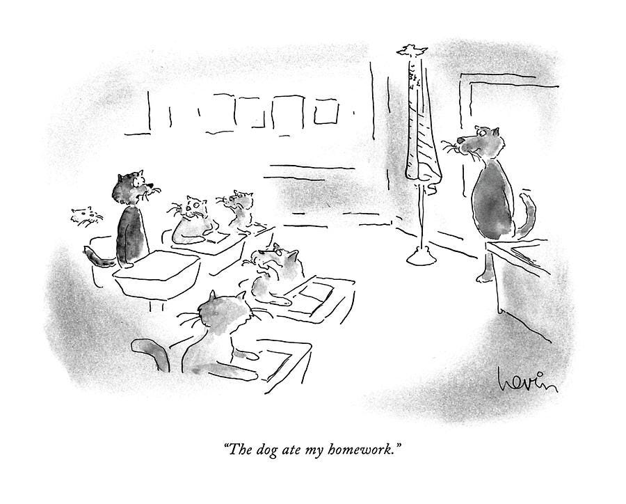 The Dog Ate My Homework by Arnie Levin The Dog Ate My Homework by Arnie Levin