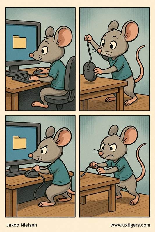 A cartoon mouse sitting at a desk

AI-generated content may be incorrect.