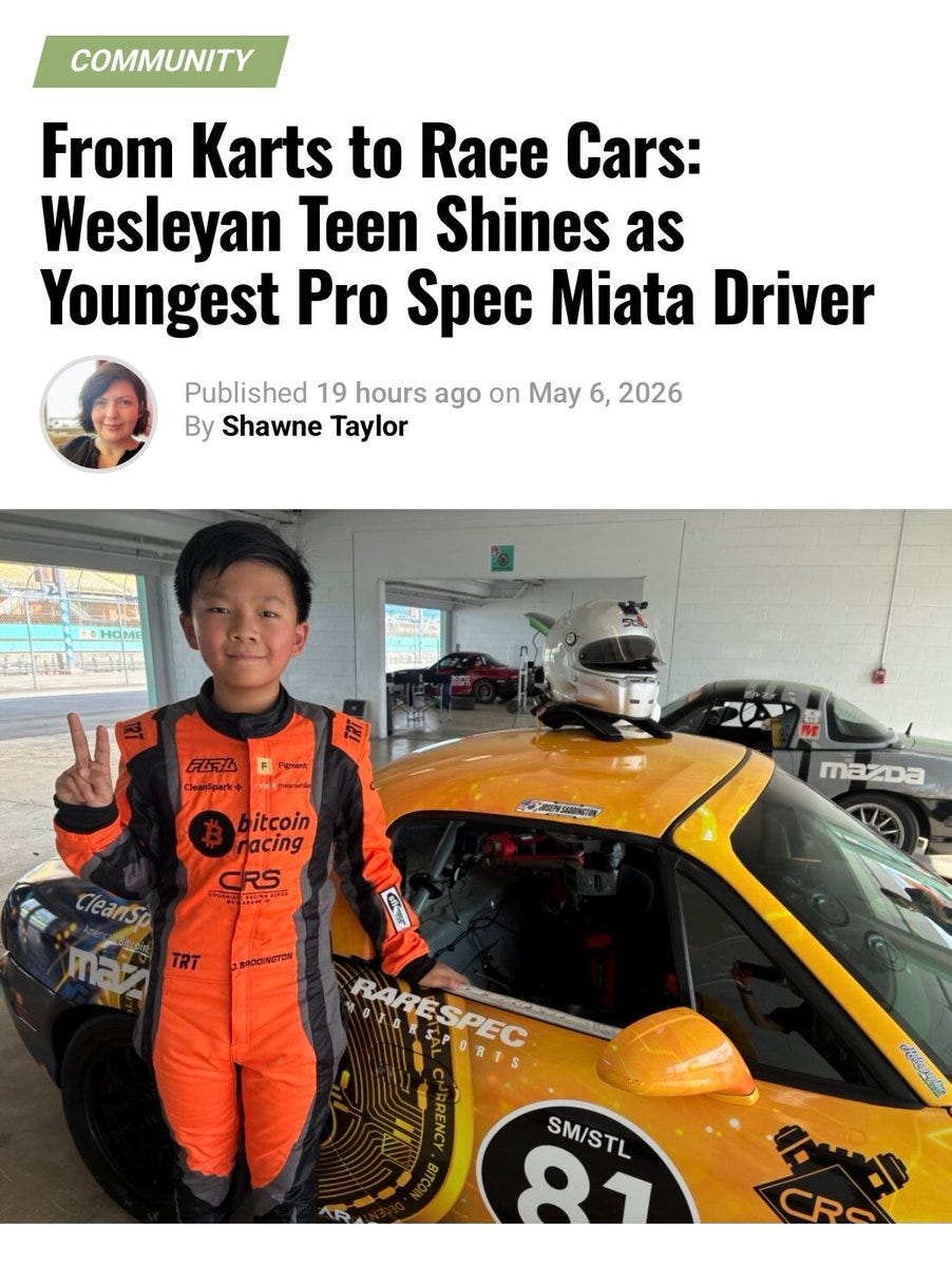 Local Georgia Student Goes Pro Racing - #131