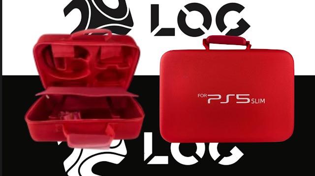 LOG PS5 Bag PlayStation 5 console carrying case red shockproof dustproof in Saudi Arabia KSA