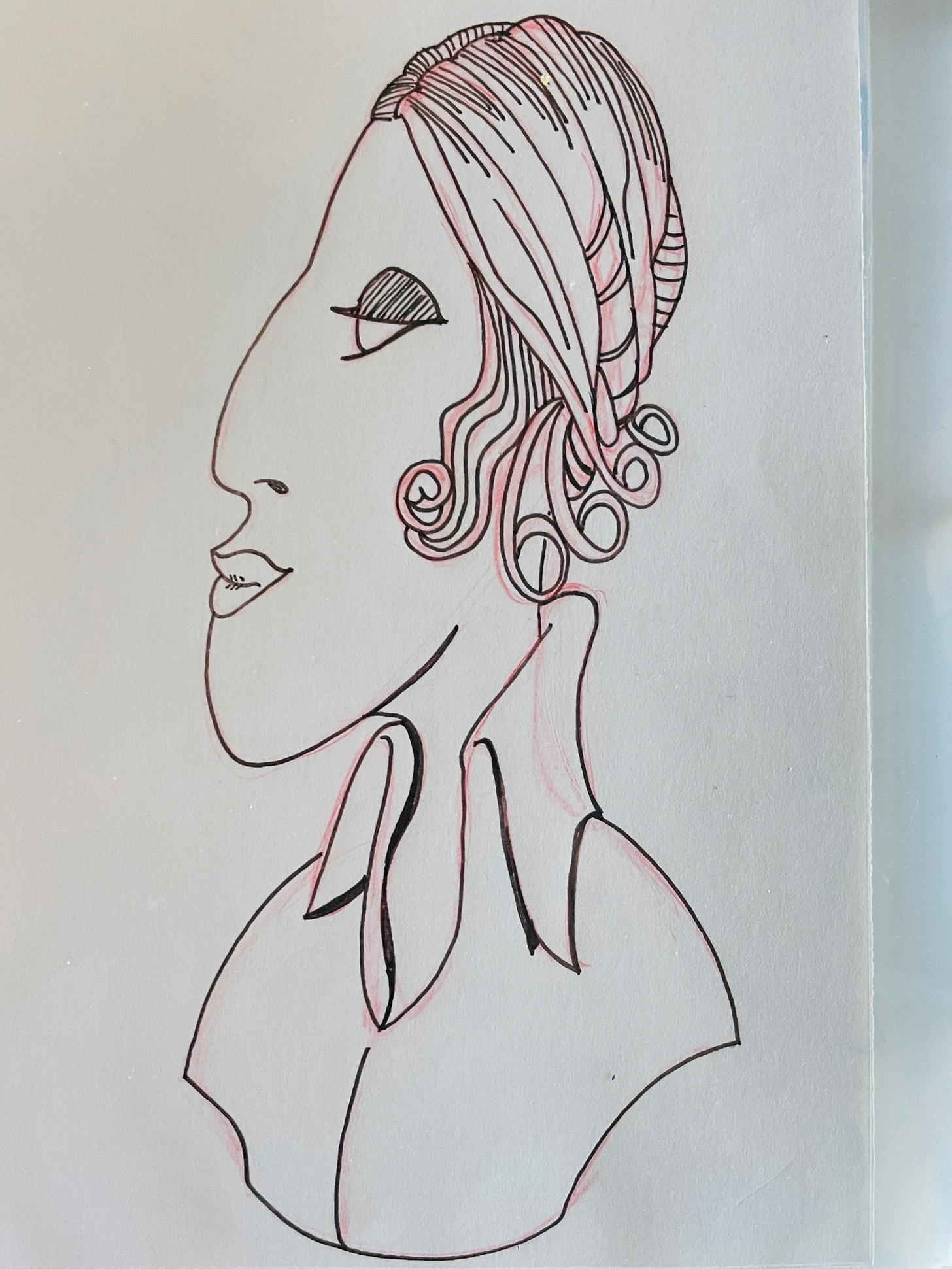 Inspired by an art deco piece I saw