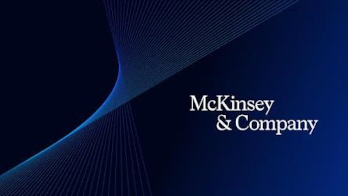 Le logo de l'entreprise McKinsey. Le logo de l'entreprise McKinsey.