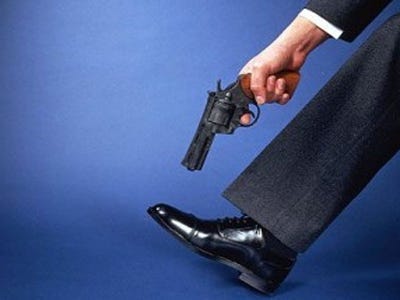 Word of the week: Footgun - by Nancy Friedman - Fritinancy