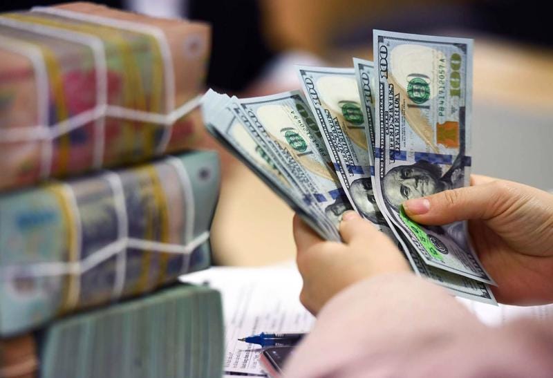 Trong tuần đầu tháng 10, chỉ số US Dollar Index (DXY) đã tăng lên mức 102,5 điểm - mức cao nhất kể từ giữa tháng 8/2024. Trong tuần đầu tháng 10, chỉ số US Dollar Index (DXY) đã tăng lên mức 102,5 điểm - mức cao nhất kể từ giữa tháng 8/2024.