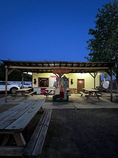 Abe’s barbecue in Clarksdale Mississippi 