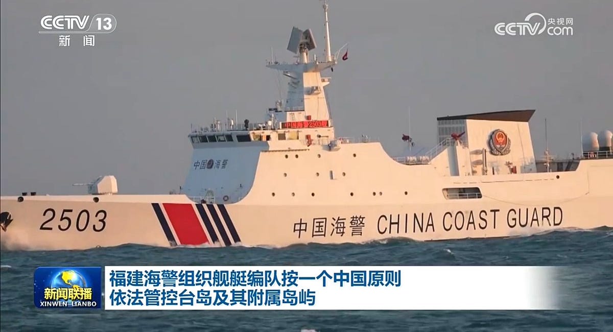 China Reportedly Deploys New Large Coast Guard Patrol Ships Around Senkaku/Diaoyudao Islands