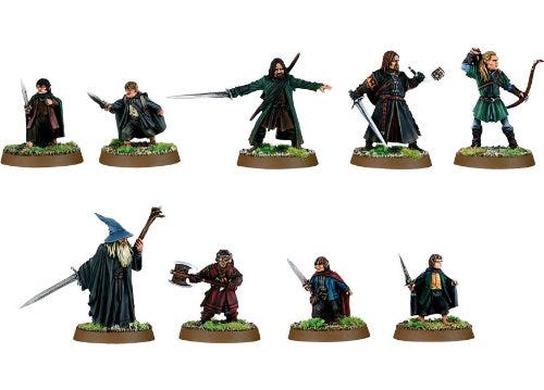The Fellowship Of The Ring | Miniset.net - Miniatures Collectors Guide