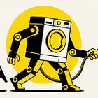 The washing machine didn't negotiate with the housemaid