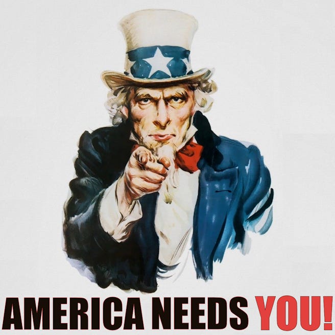 America Needs You Newsletters and Podcast