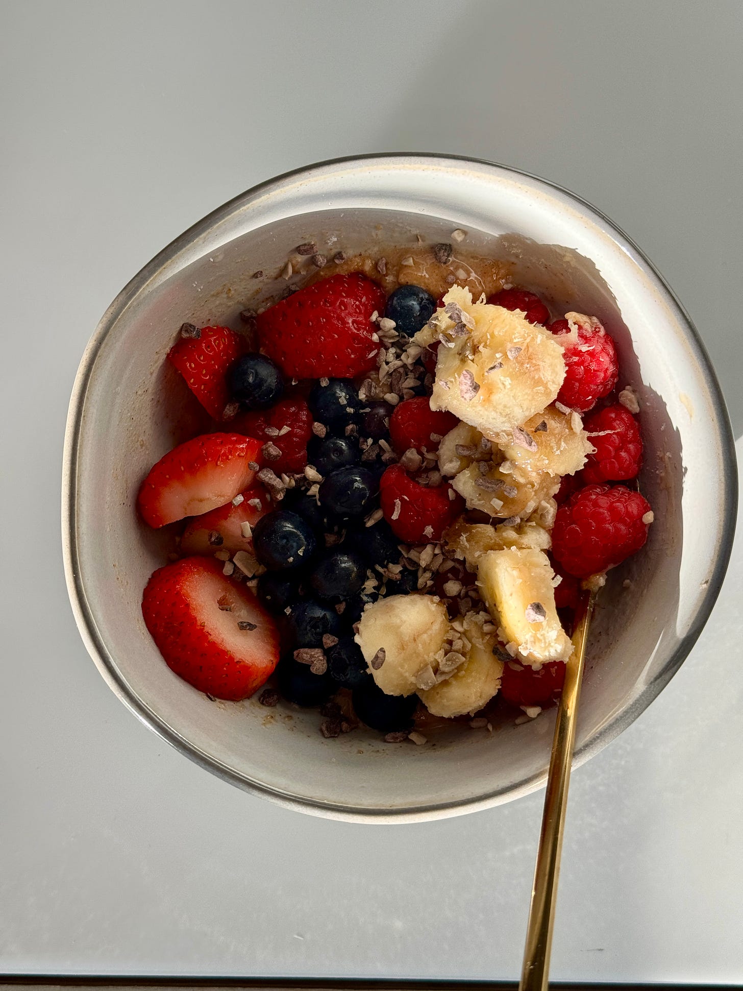 Triple berry bowl