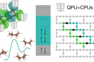 quantum/supercomputer infographic