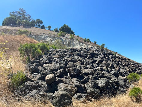 photos of the landscape from my hike