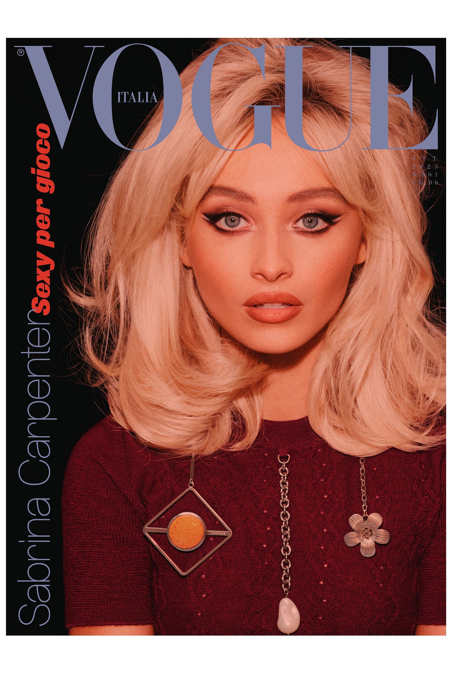Intervista a Sabrina Carpenter protagonista della cover di Vogue Italia di  Ottobre 2025 | Vogue Italia