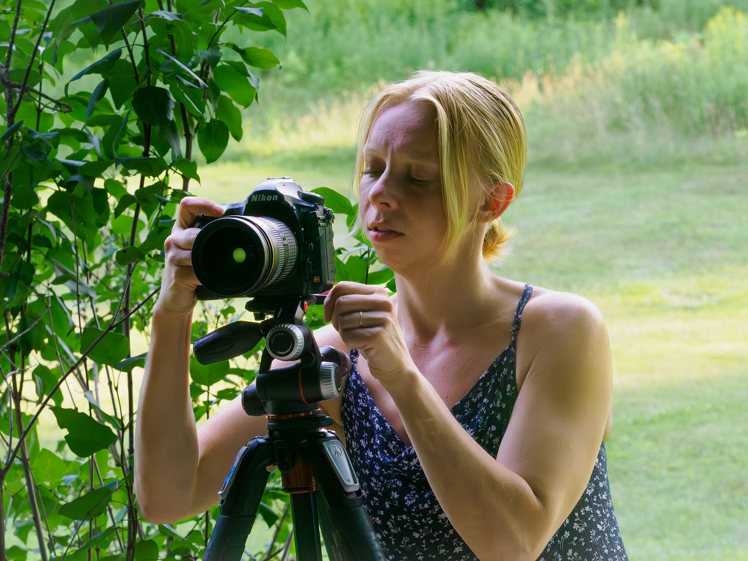 Emari Traffie with camera