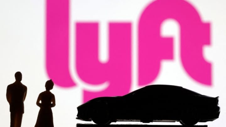 Lyft logo is seen in this illustration taken June 27, 2022.
