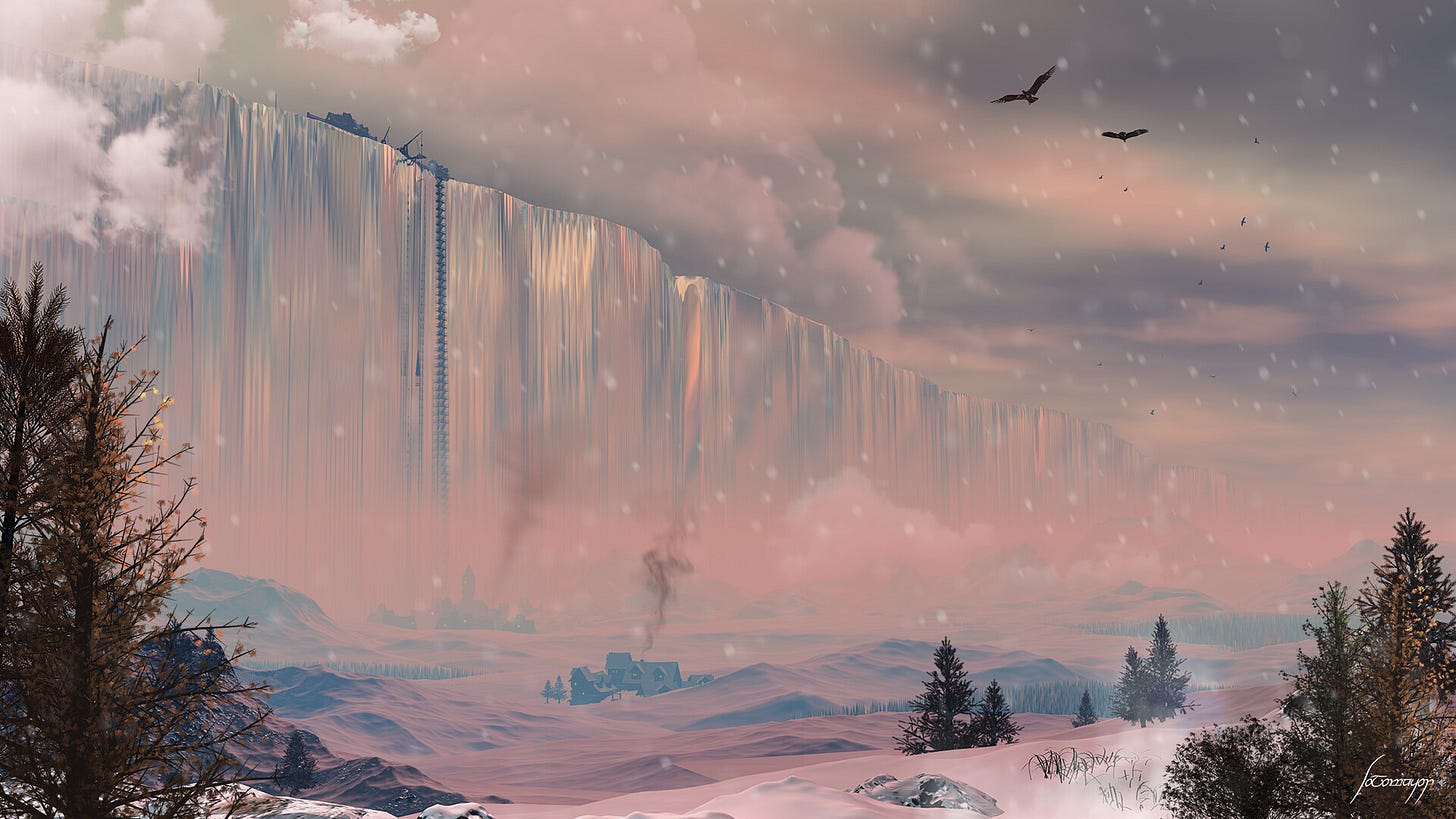 ArtStation - The Wall and Castle Black