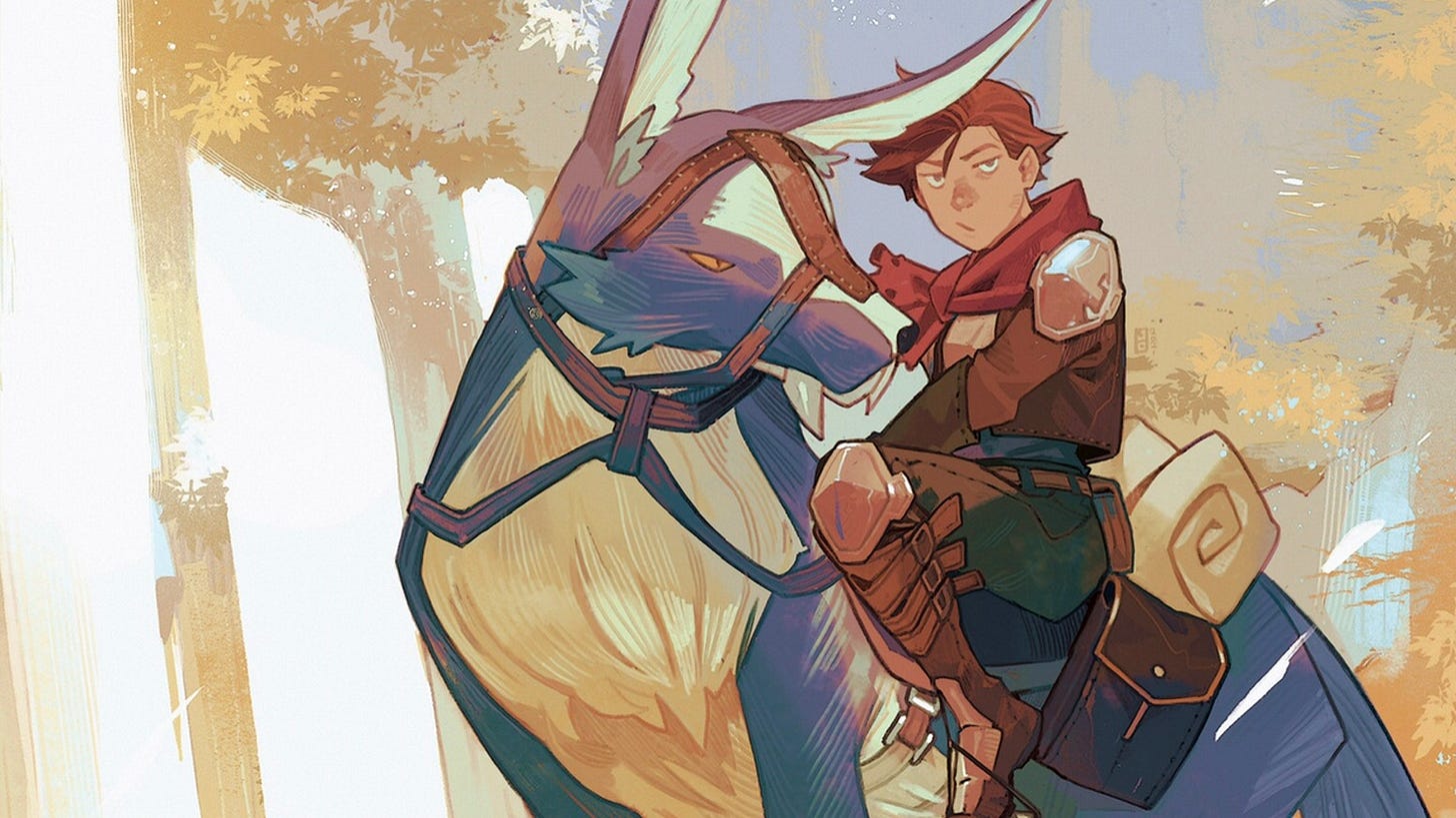 In a unique fantasy world, a boy must journey to save his companion beast and get his friends back, before he pushes them all too far.