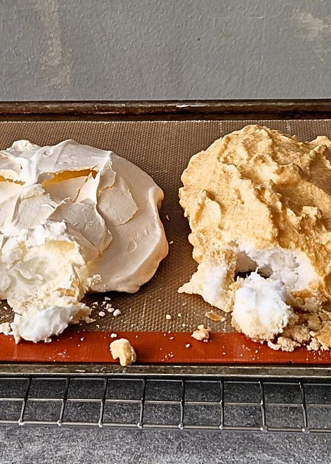 erythritol meringue