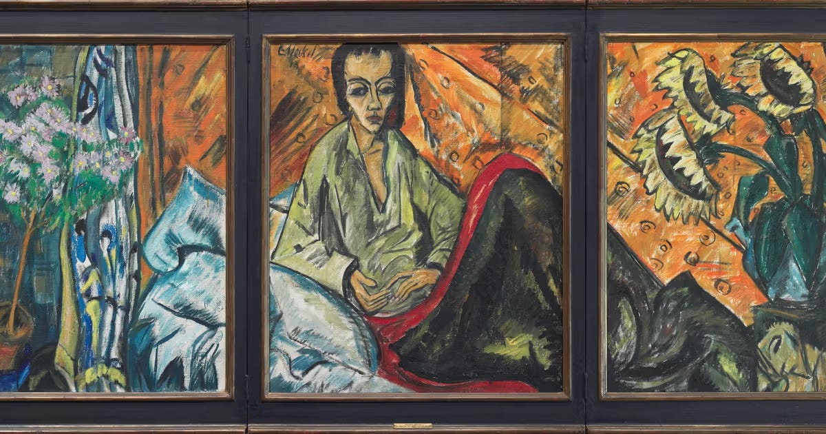 The Histories of Heckel's Triptych, “To the Convalescent Woman” (1912-13)