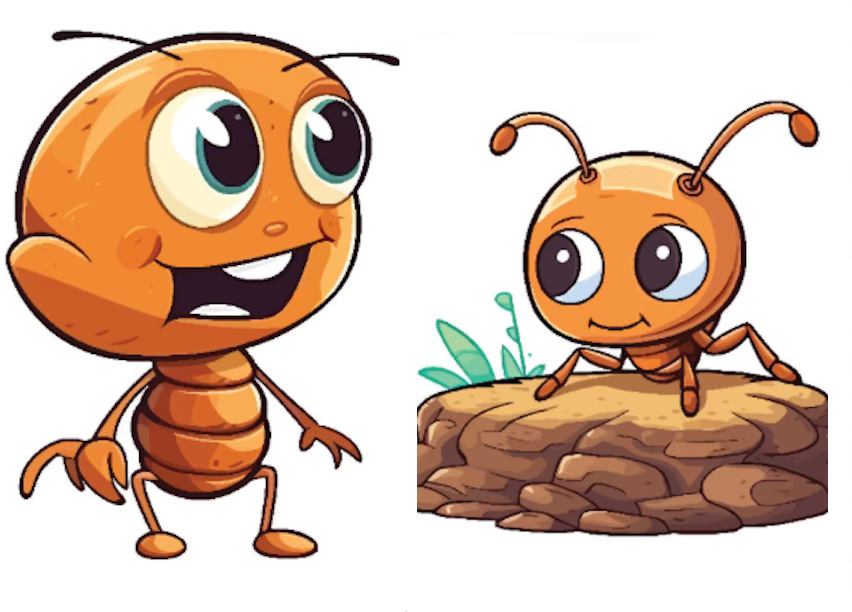 two very cute termites (Look at these cute lil guys, ready to write All the Poems)