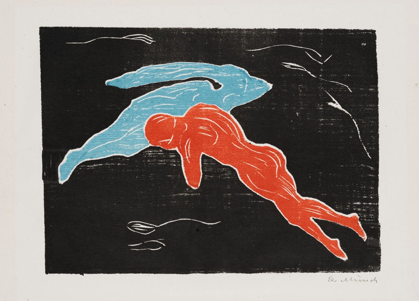 Edvard Munch, Encounter in Space Edvard Munch, Encounter in Space