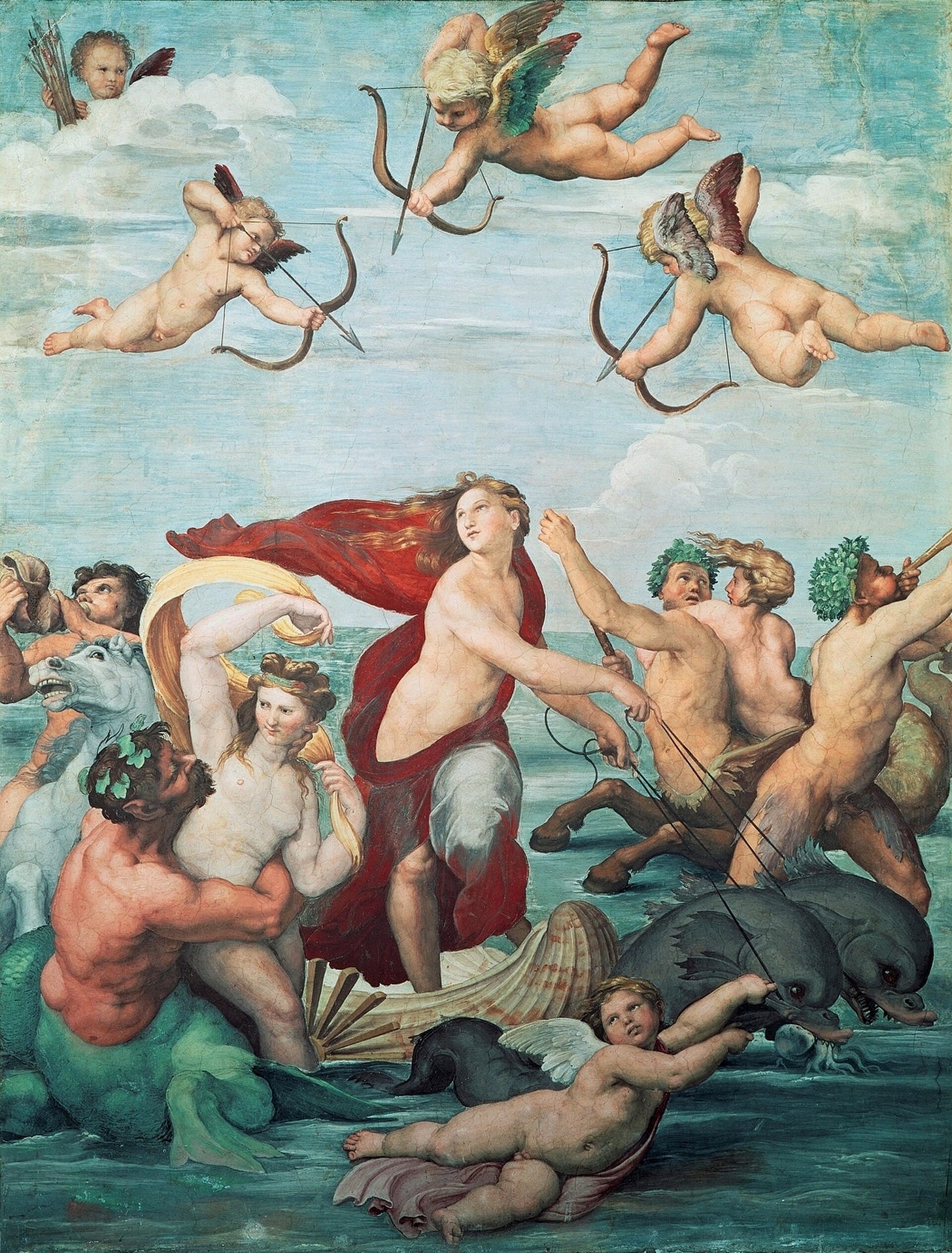 Triumph of Galatea fresco by Raphael Triumph of Galatea fresco by Raphael