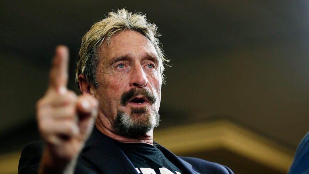 Antivirus pioneer John McAfee found dead in Spanish prison | CTV News