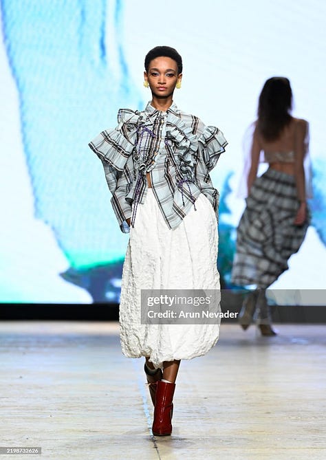alex s yu NYFW new york fashion week 2025 cfda fashion trends emerging designer global fashion collective