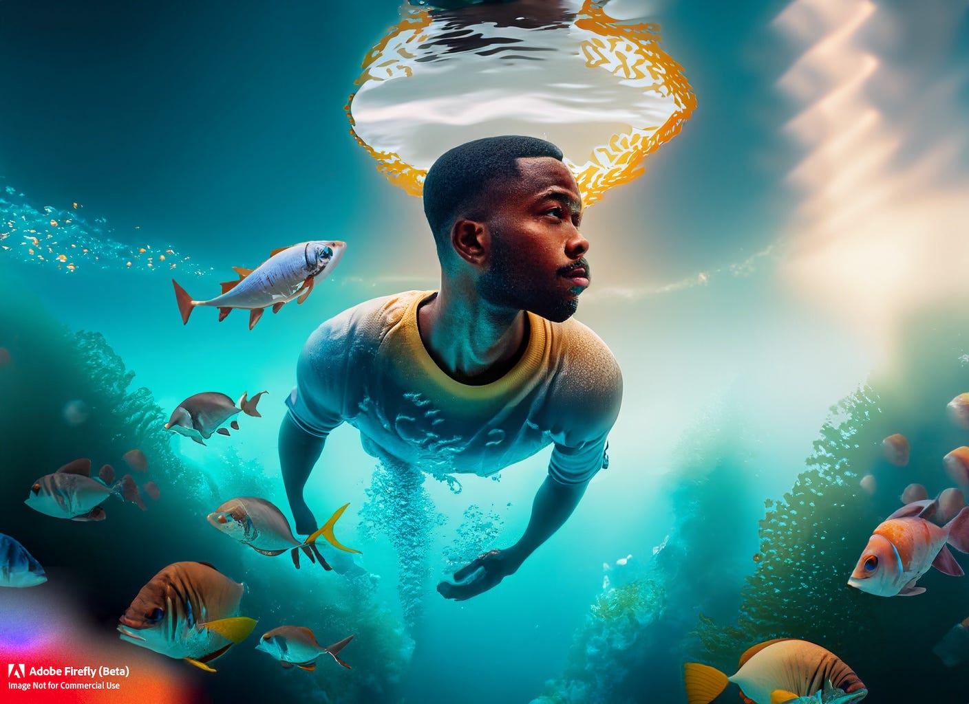 Beyond the Surface 2 - AI Image by Robert G Metivier with Adobe Firefly beta