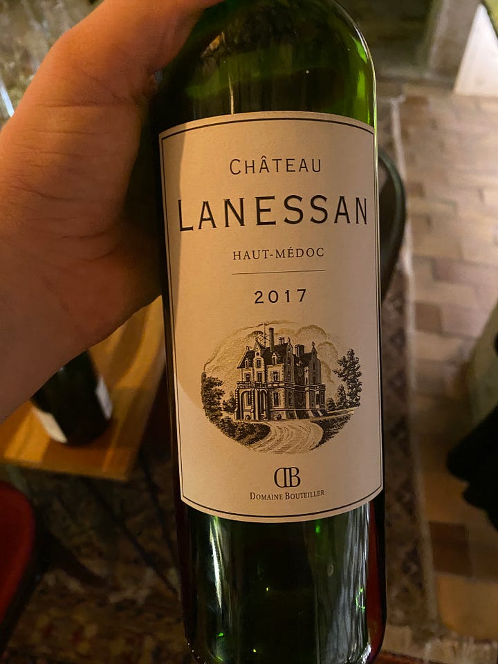 Bottles of wine from Burgundy and Bordeaux