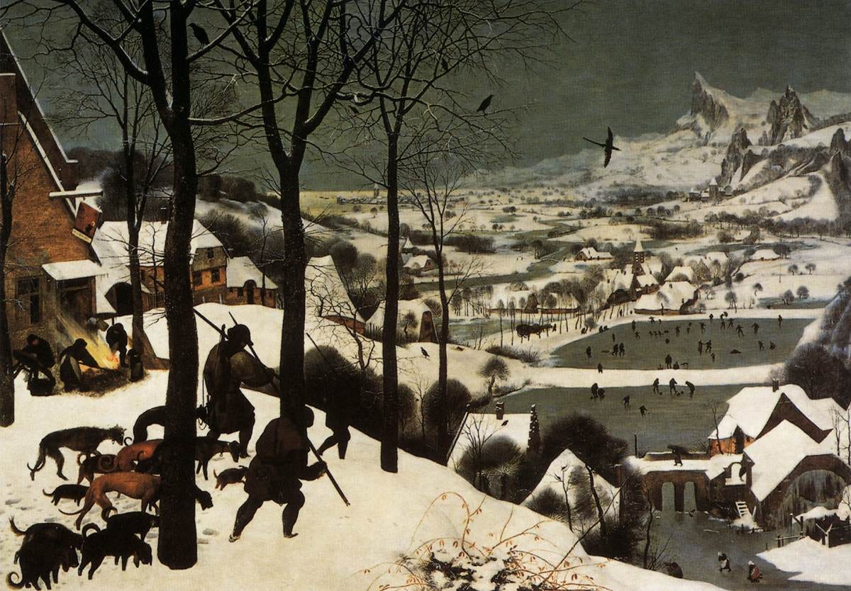 Bruegel Hunters in the Snow Bruegel Hunters in the Snow