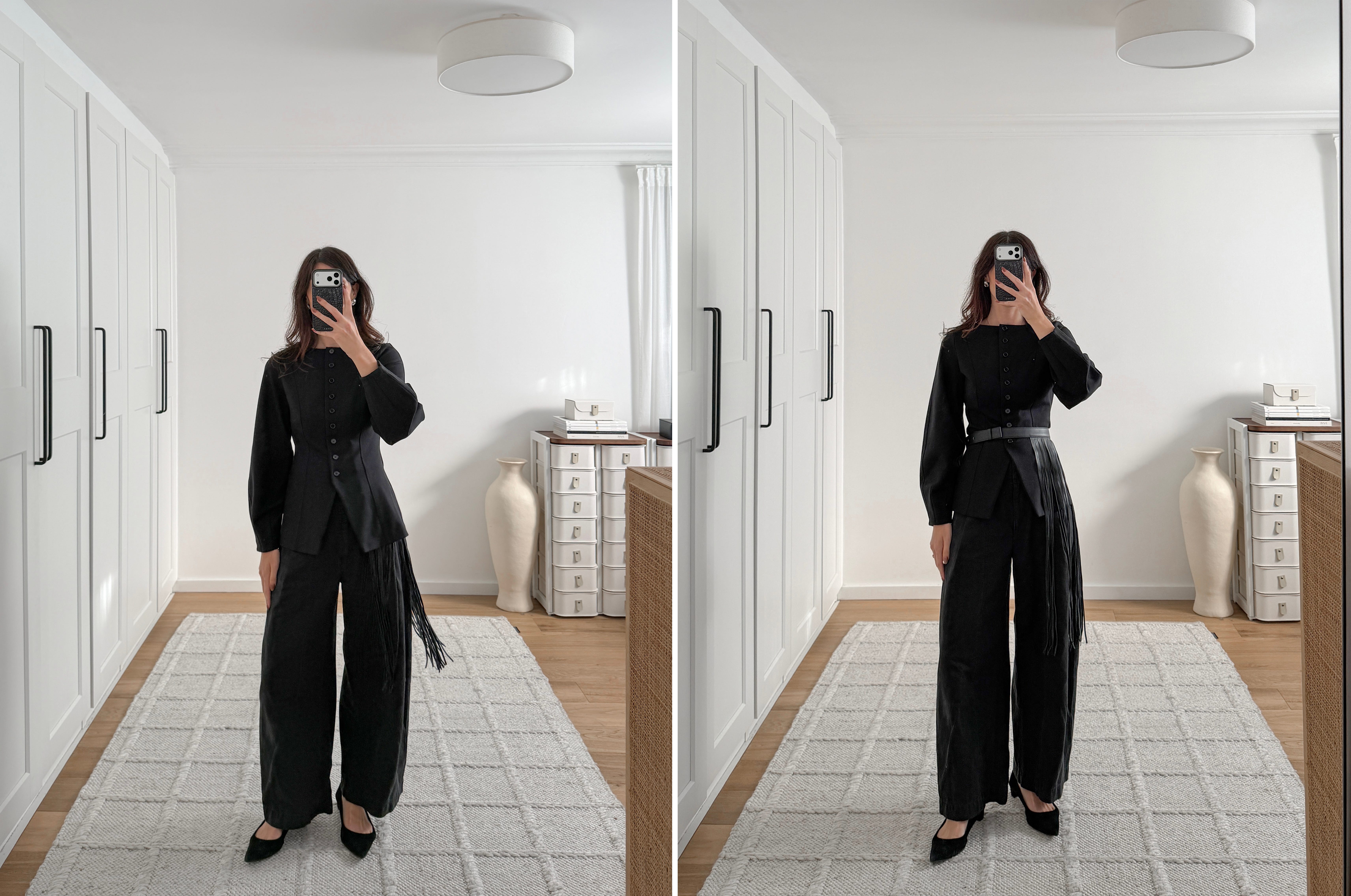 Bcbg fringe belt ( doesn’t include dress) I bought a dramatic fringe belt and this is how I main image 3