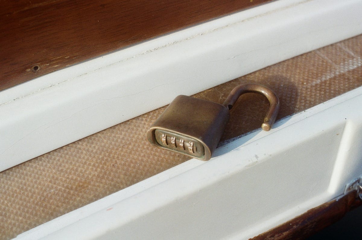 Opened lock