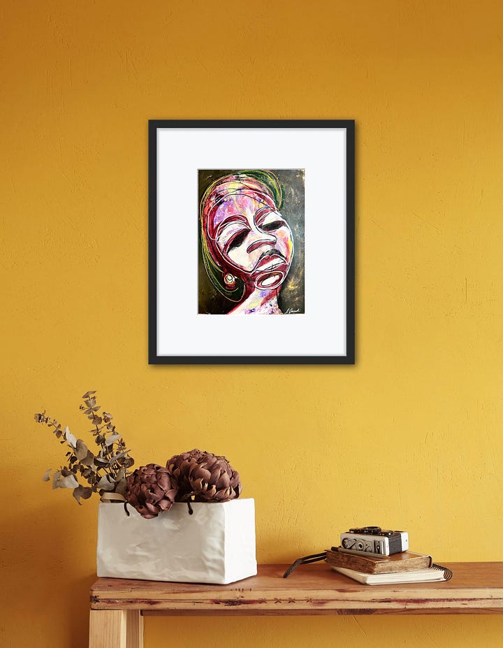 Portrait of Abstract Woman
