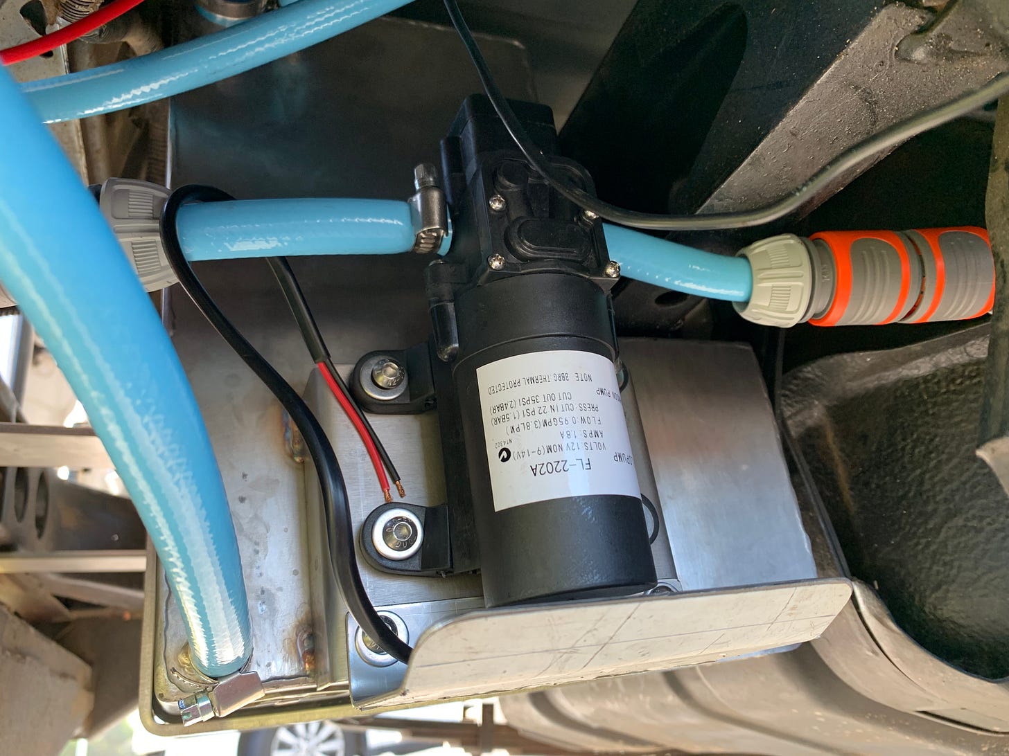 pump mounted thorburns mount bracket