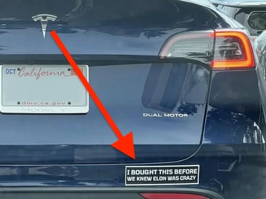 Tesla's 'I Bought This Before We Knew Elon Was Crazy' Debate - Business  Insider