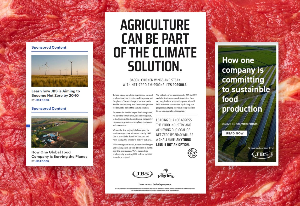 その他 BEEF Big Meat is lying about sustainability. These media outlets are