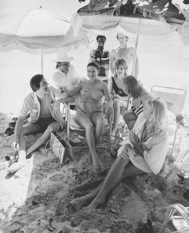 NPG x126913; Princess Margaret in Mustique with friends ...