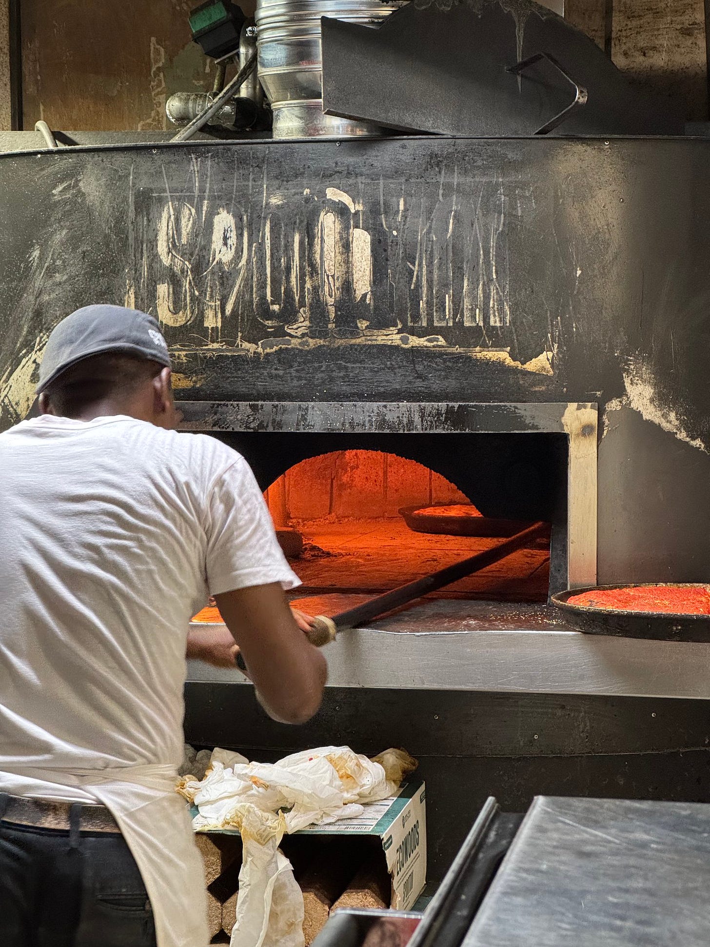 The oven The oven