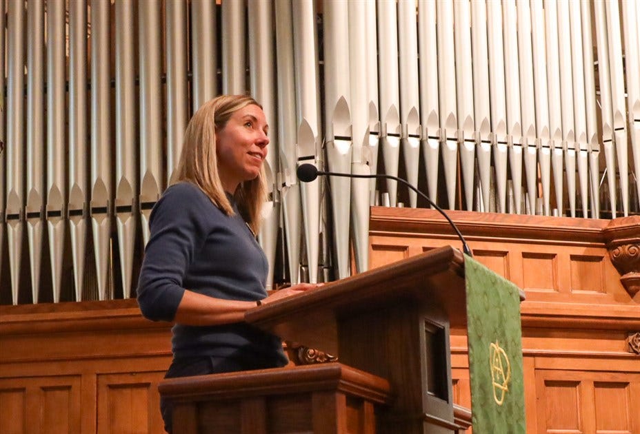 Iowa Conference: Sen. Rev. Sarah Trone Garriott Encourages Laity to  Counteract Christian Nationalism