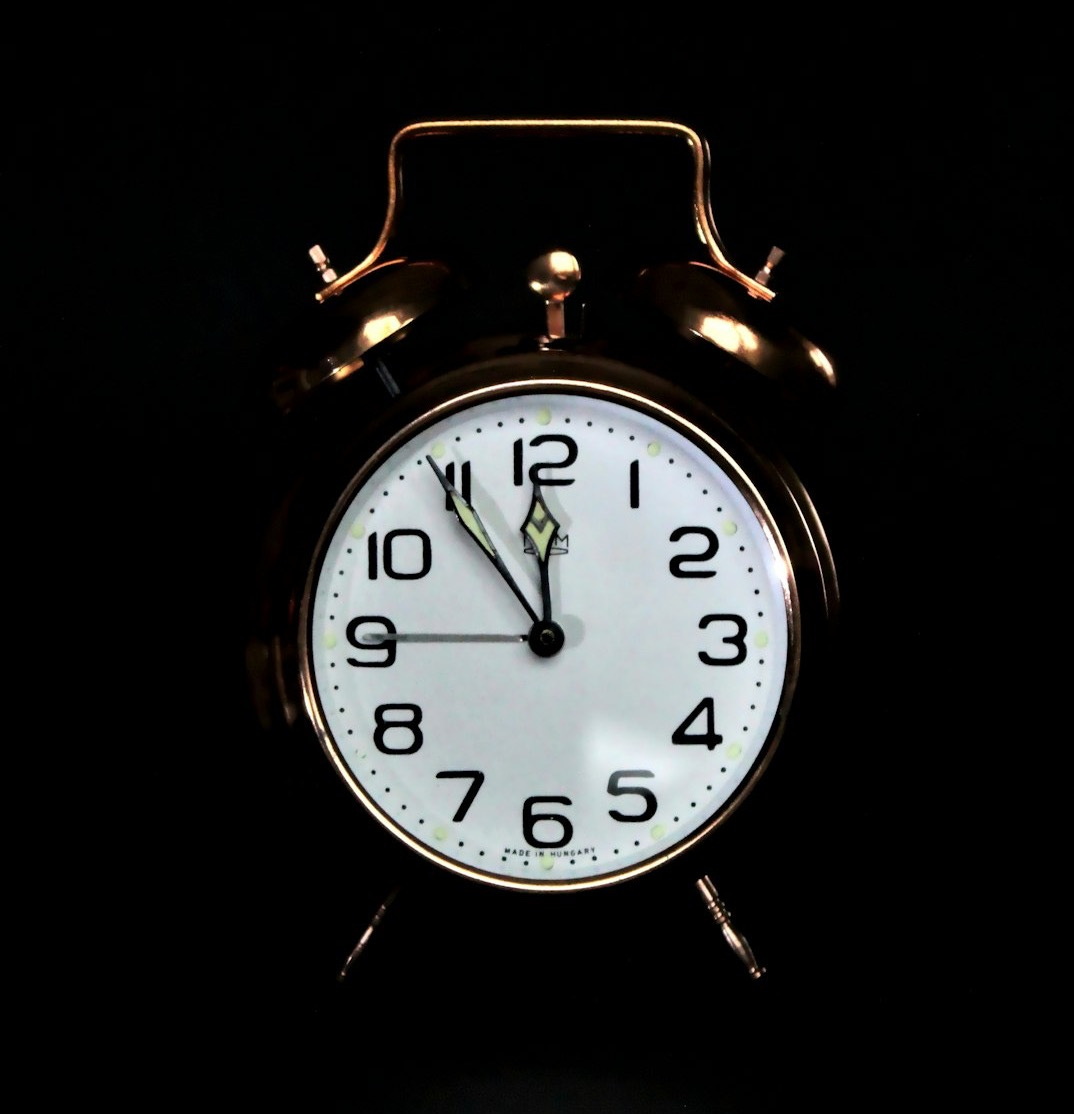 black and white analog alarm clock black and white analog alarm clock