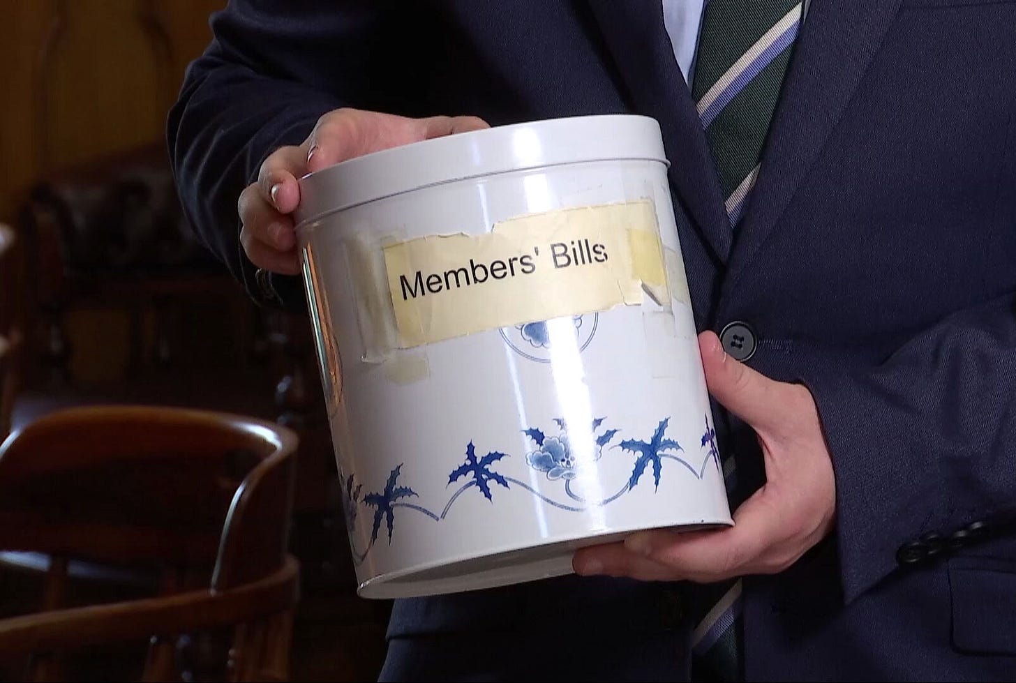 The biscuit tin.