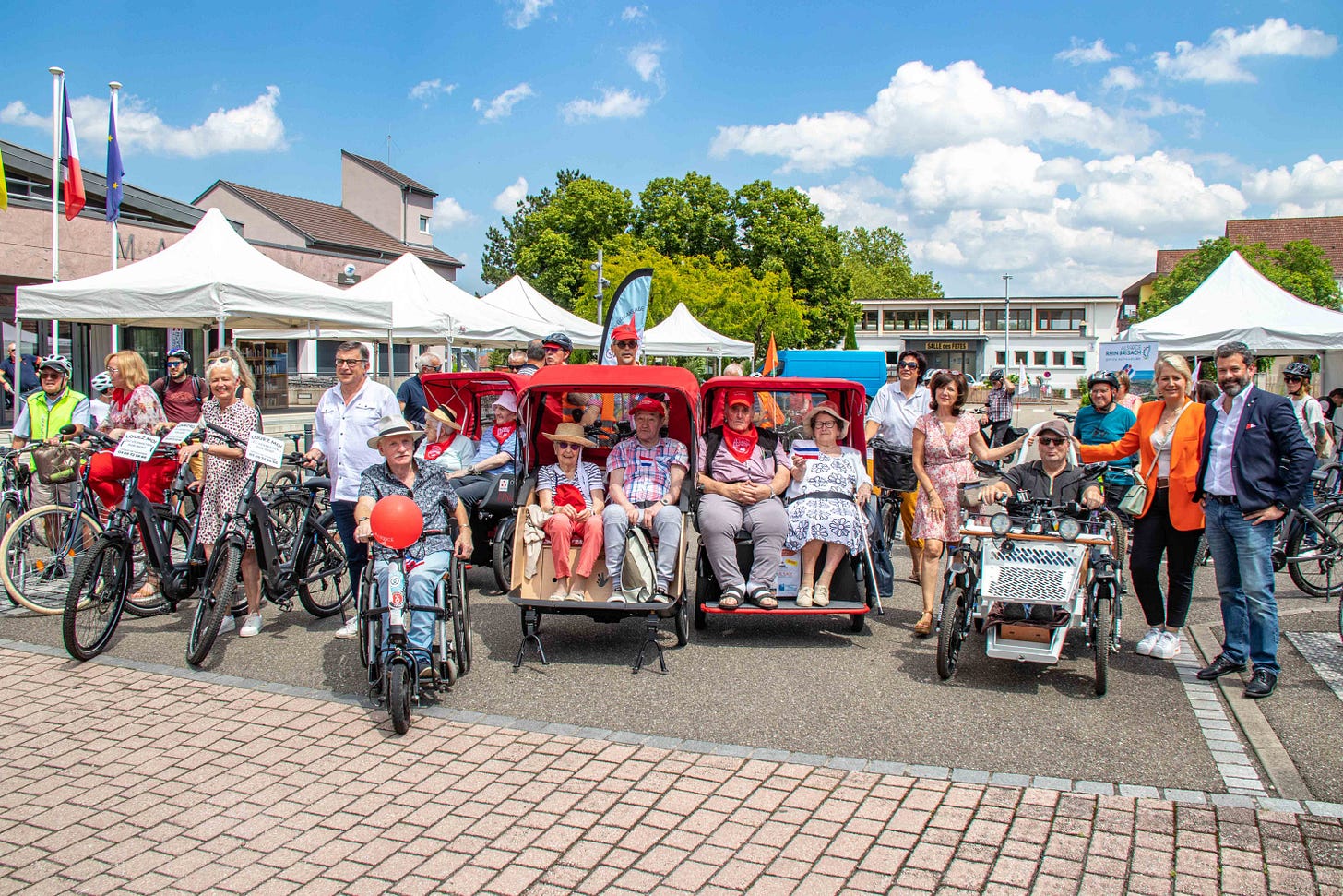 L'inauguration du circuit pour tous en juin 2024.