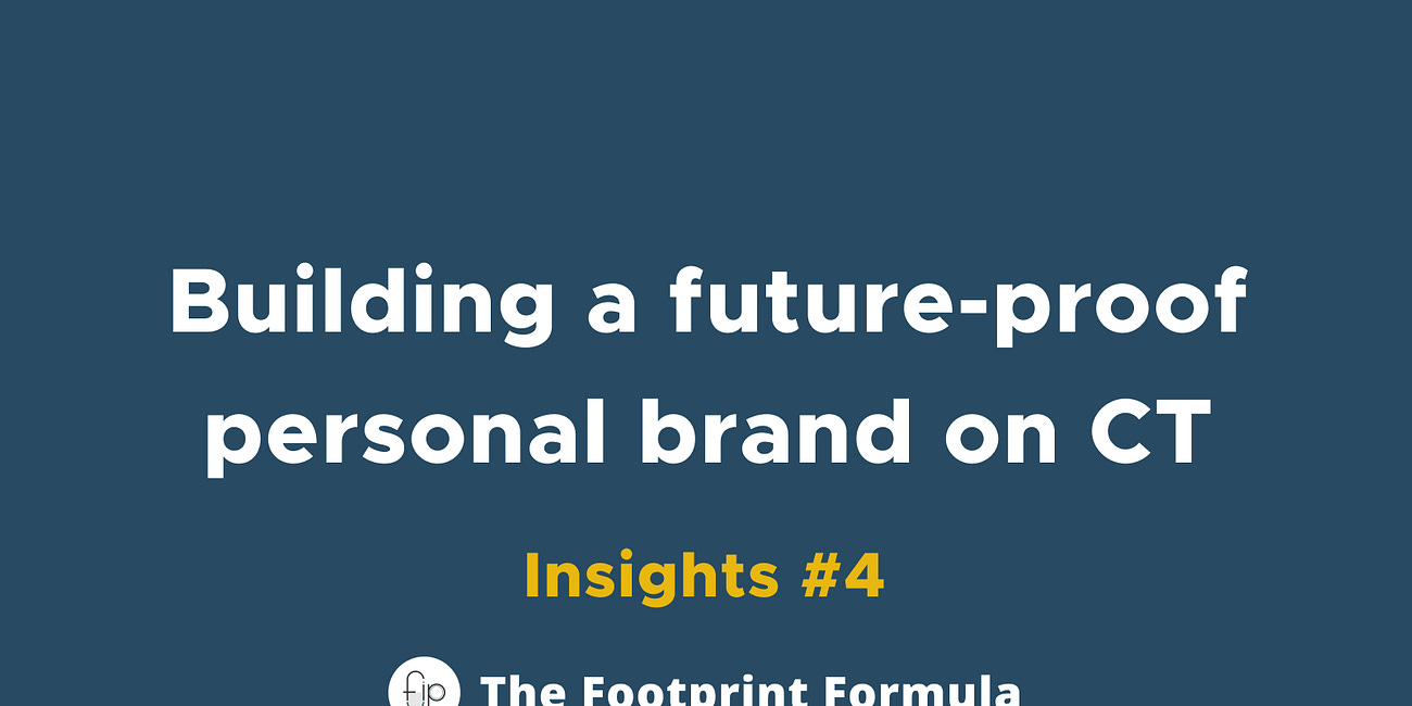 The only flywheel to build a future-proof personal brand on CT