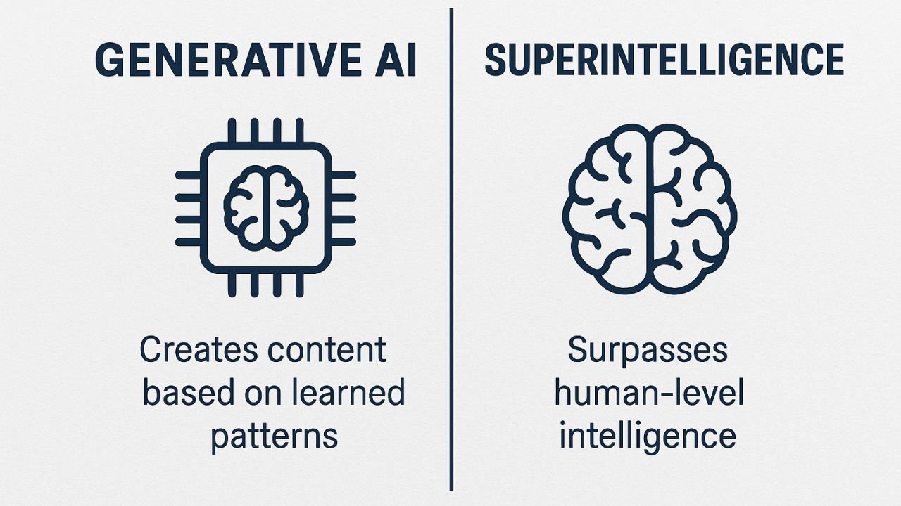 Generative AI vs. Superintelligence: What Leaders Must Understand Now