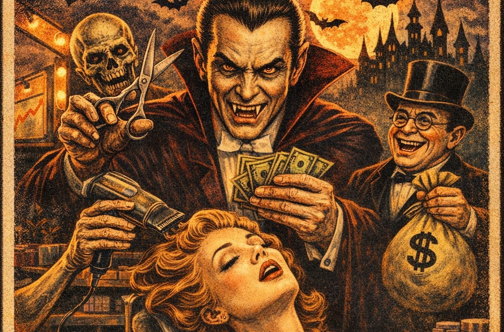 Vampire Invisible Profit Vampires in your Salon - The Corporate Maze