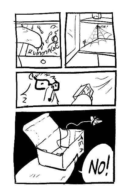 comic about a bear coming out of the shower ready to relax when he discovers he has no tea.